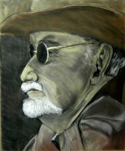 pastel portrait of Robert Gene Lathrop